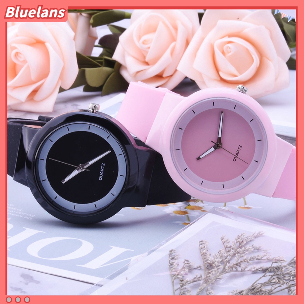 Đồng Hồ Analog Máy Quartz Mặt Tròn Bằng Hợp Kim 48h Cho Bạn Gái