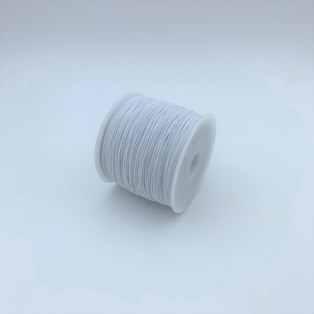 Dây chun bọc dù bên ngoài 0.6mm 37m siêu bền để xâu vòng lỗ lớn nhiều màu - Charm Bạc 925 - PKCHUNVG