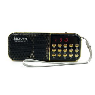 Radio kiêm loa nghe nhạc Craven CR 25 sang trọng