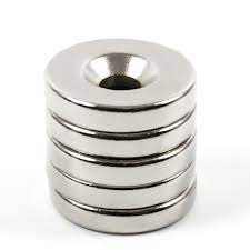 10 viên nam châm viên tròn có lỗ 20x3,5 lỗ 4mm GAOMS, lực hút siêu mạnh