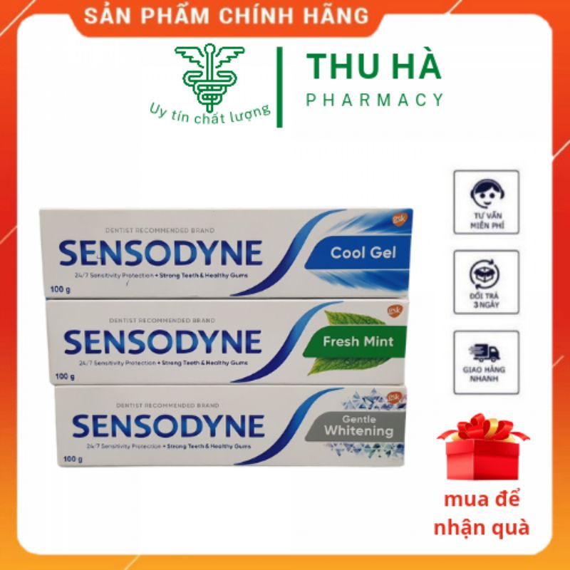 KEM ĐÁNH RĂNG SENSODYNE đủ loại - HÀNG CHÍNH HÃNG