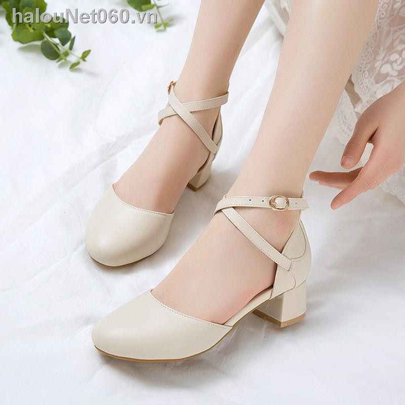 Giày sandal cao gót xinh xắn cho bé gái 10-12 tuổi