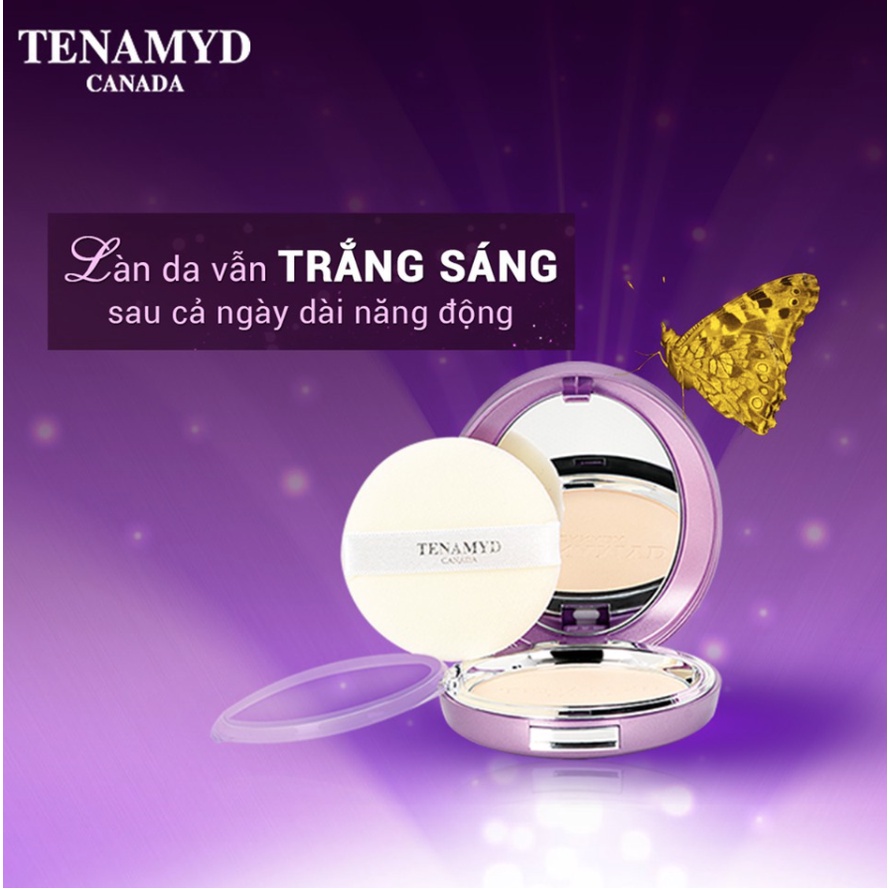 [12g] Phấn trang điểm trắng da TENAMYD CANADA Intense Whitening Pact SPF50+/PA+++