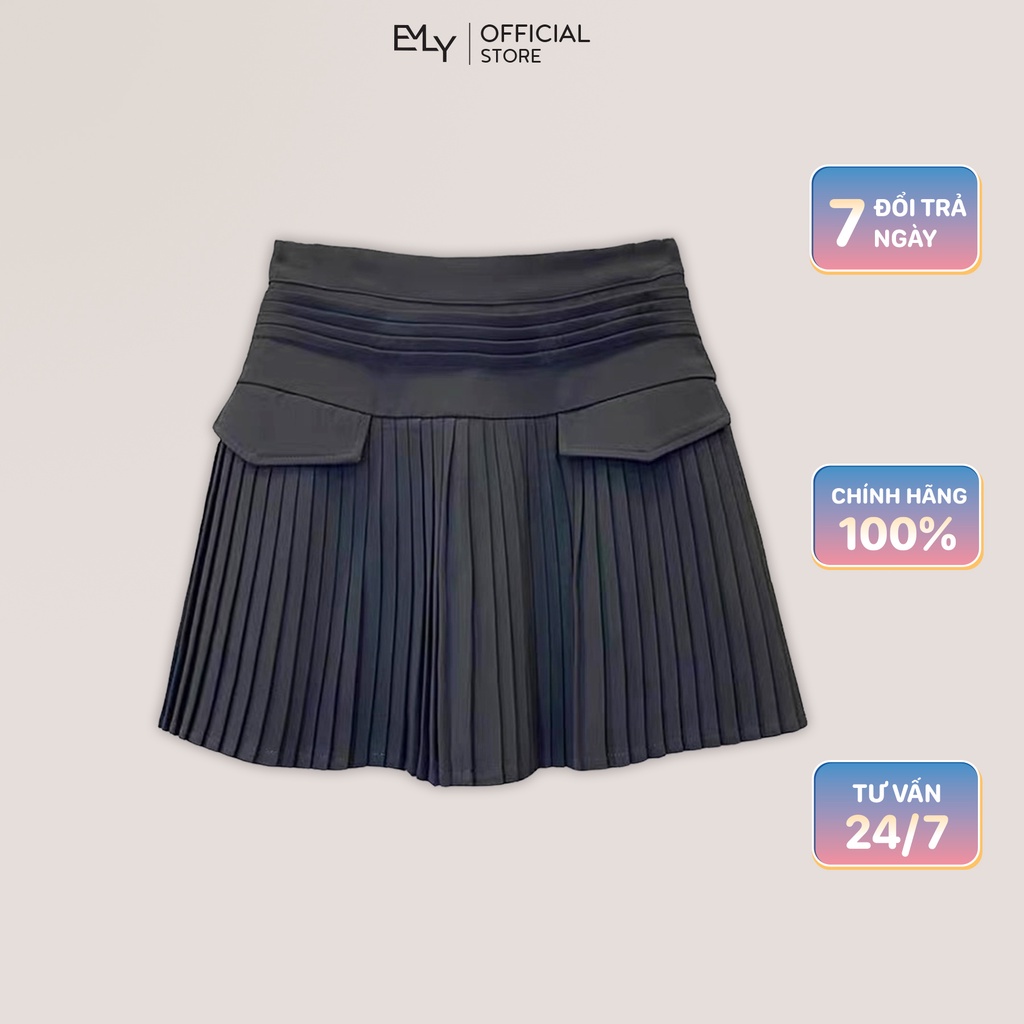 Chân váy nữ xếp ly Emilyshop ulzzang