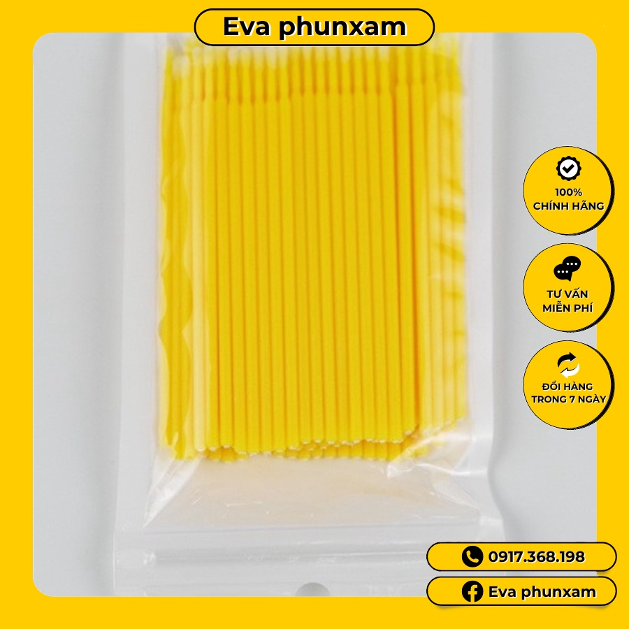 Tăm bông phun xăm (hộp 100c)