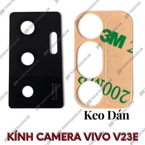 Kính camera vivo v23e kèm keo dán