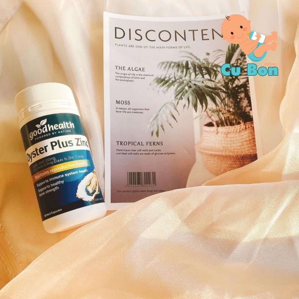 Tinh chất hàu Úc Goodhealth Oyster Plus ZinC 60 viên Úc hỗ trợ sinh lý nam giới