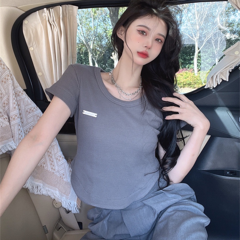 Áo Thun Tay Ngắn Dáng Ôm Thời Trang Mùa Hè Dành Cho Nữ