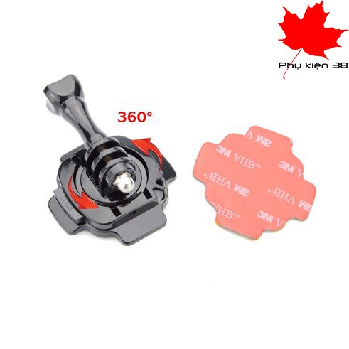 Đế dán mũ bảo hiểm 360 ĐỘ cho Gopro Sjcam Yi Amkov Eken