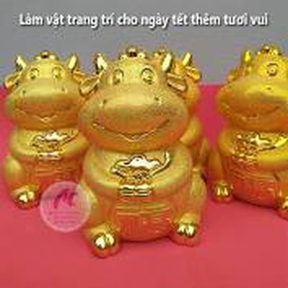 Chuyên sỉ : Ống heo TRâu vàng tiết kiệm tết 2021