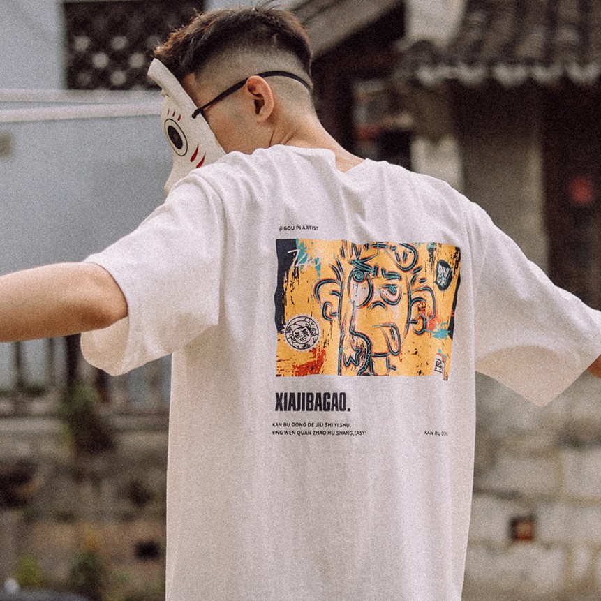 💥FREESHIP💥 Áo Thun Unisex FKID Nam Nữ Phong Cách Hàn Quốc,Chất Cotton Thoáng Mát - Tặng Phụ Kiện Xinh AT 98