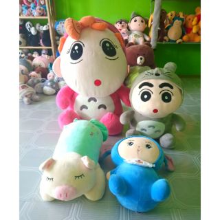 Thú nhồi bông hàng miniso cao cấp set 4 con.