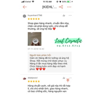 Mặt Nạ Đất Sét Kiehl's Rare Earth Deep Pore Cleansing Masque 14ml