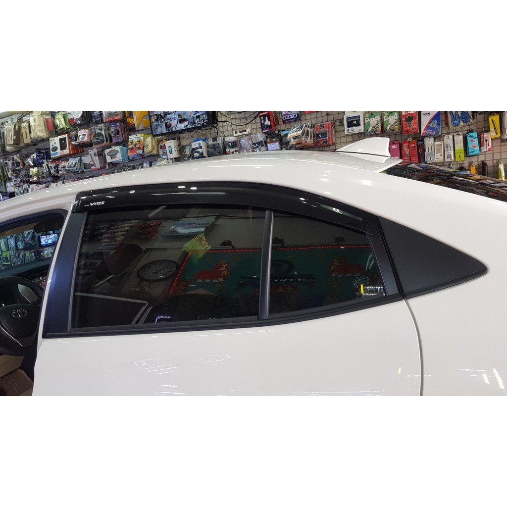 Vè mưa nhựa Vios 2019 - 2020 - 2021 ( nhựa đen cứng cao cấp)