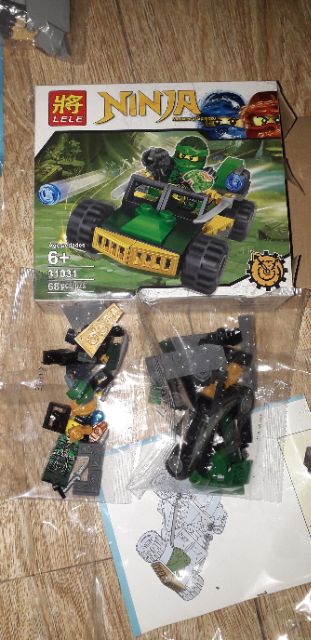 Lắp ráp 1 hộp LegoNinja Spinjitizu 31031 có nhiều chi tiết