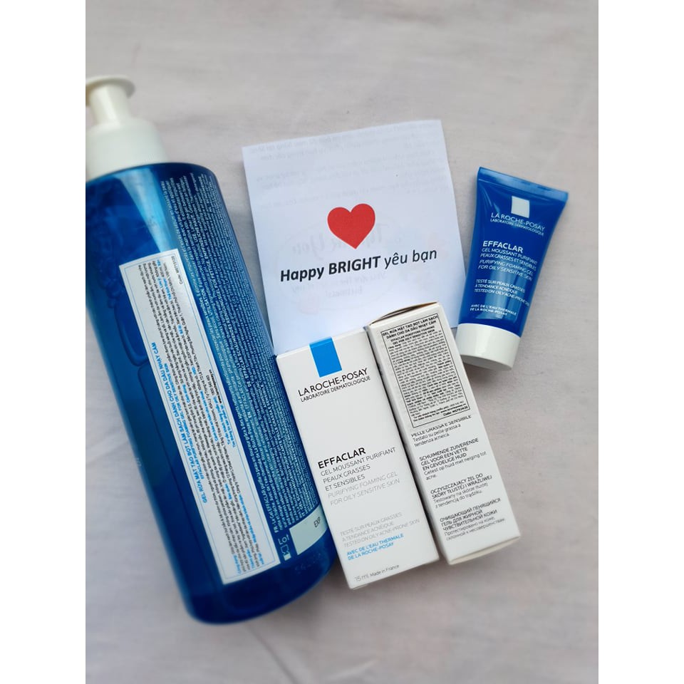 Gel rửa mặt tạo bọt làm sạch dành cho da dầu nhạy cảm La Roche-Posay Effaclar Foaming Gel 400ml | BigBuy360 - bigbuy360.vn