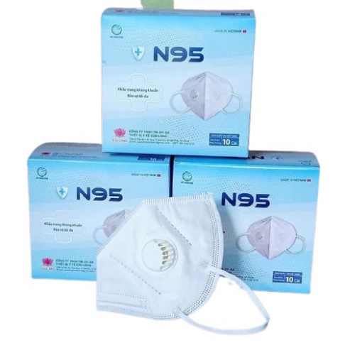 Khẩu Trang N95 Có Van Thở Y Tế  3D 3M Chống Bụi Kháng Khuẩn Sử Dụng Nhiều Lần _congthanhshopii2 _congthanhshopii2 | BigBuy360 - bigbuy360.vn