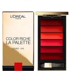 Bảng màu son L'Oréal Paris Lip Make-up Color Riche La Palette