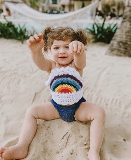 Bikini len cầu vồng 🌈🌈🌈 xinh cho bé 🍡