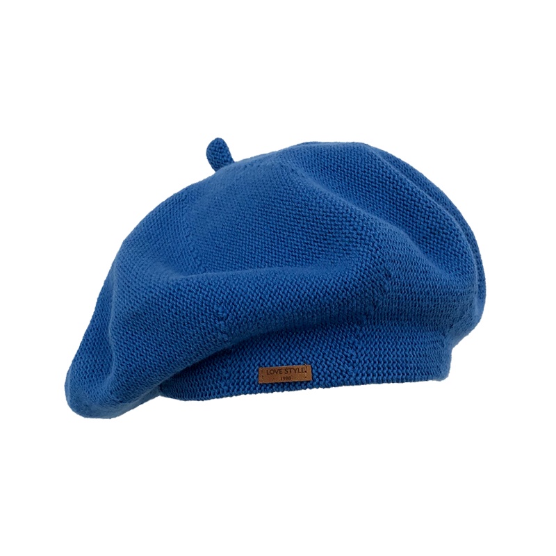 Nón Beret Da Dệt Kim Mỏng Thoáng Khí Phong Cách Nhật Bản Thời Trang Mùa Hè Cho Nữ