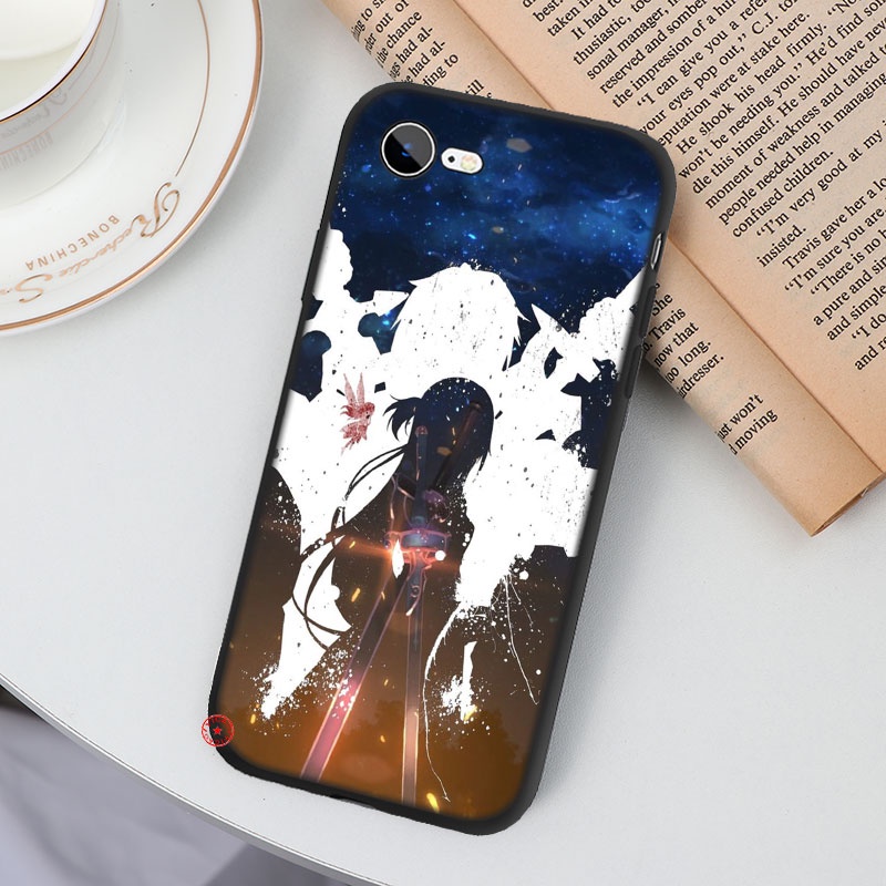 Ốp điện thoại in hình Sword Art Online Kirito thích hợp cho IPHONE SE XR 5 5S 6 6S 7 8 11 PRO MAX PLUS UOL89