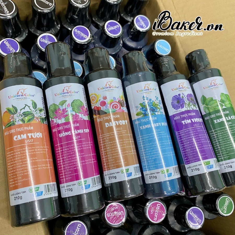 Màu thực phẩm/ Màu nước Unicorn 210g