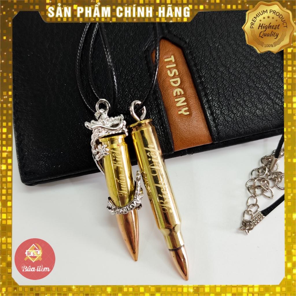 Vòng cổ đầu đạn cá tính, Dây chuyền nam kim loại
