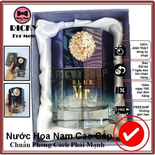 Nước Hoa Nam Chính Hãng Đầu Sư Tử BLUE DARK Mr SELLION 100Ml