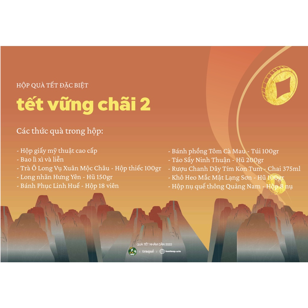 Hộp Quà TẾT VỮNG CHÃI 2 - Quà Tết Nhâm Dần 2022 | BigBuy360 - bigbuy360.vn