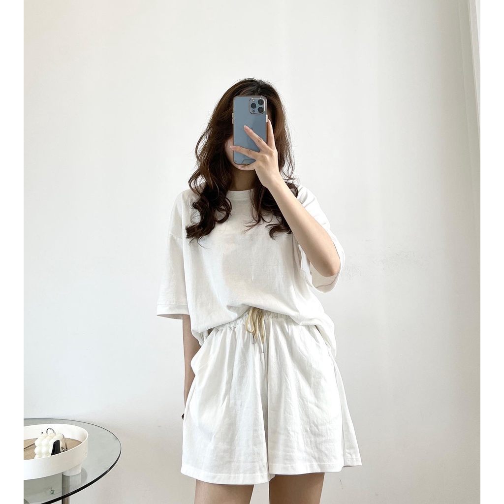 Sét quần áo thun trơn  thời trang nữ Miho house