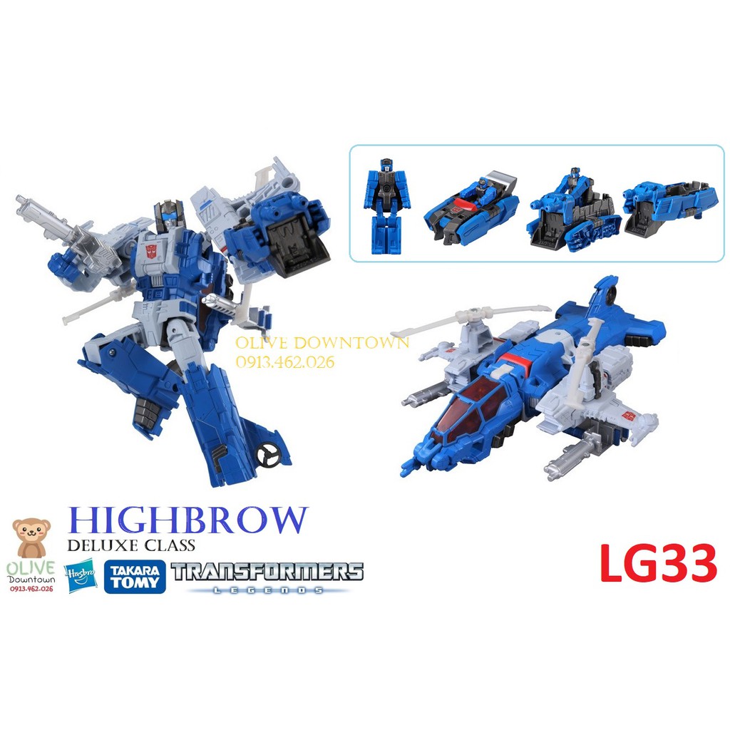 ✨ LG33 ✨ Mô hình Robot HIGHBROW đầy đủ phụ kiện - TRANSFORMERS dòng Legends