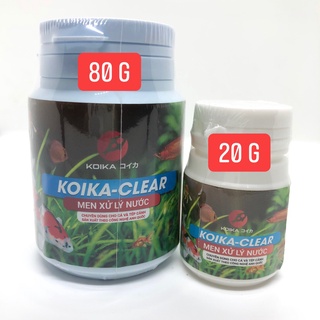 Koika-Clear - Dạng bột 80g men xử lý nước chuyên dùng cho cá và tép cảnh thumbnail
