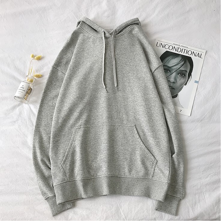 Áo nỉ bông hoodie nam nữ form rộng, áo sweater có mũ unisex