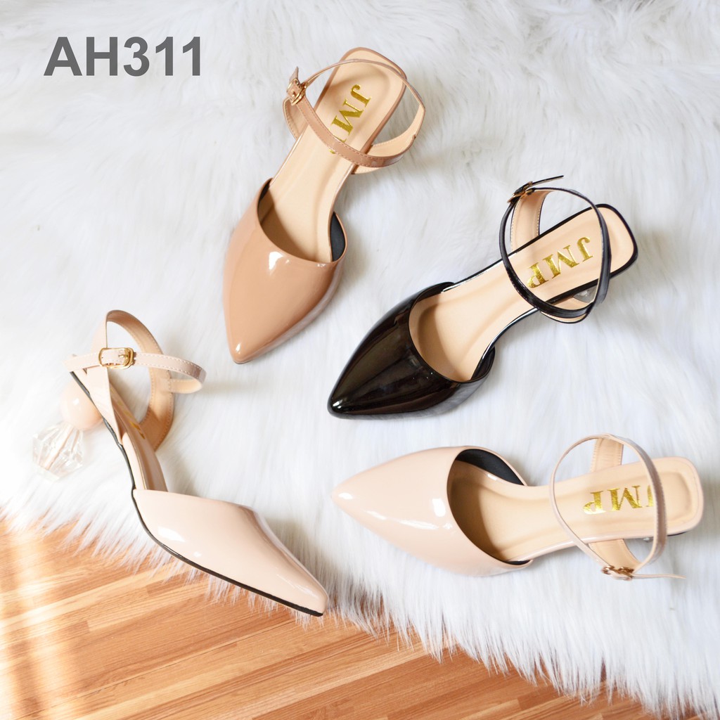JMP - giày cao gót quai mảnh gót 5cm AH311