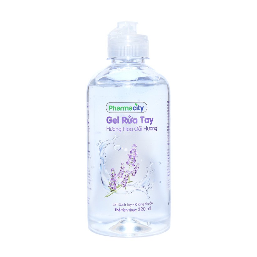 Gel Rửa Tay Hương Hoa Oải Hương Pharmacity (320ml)