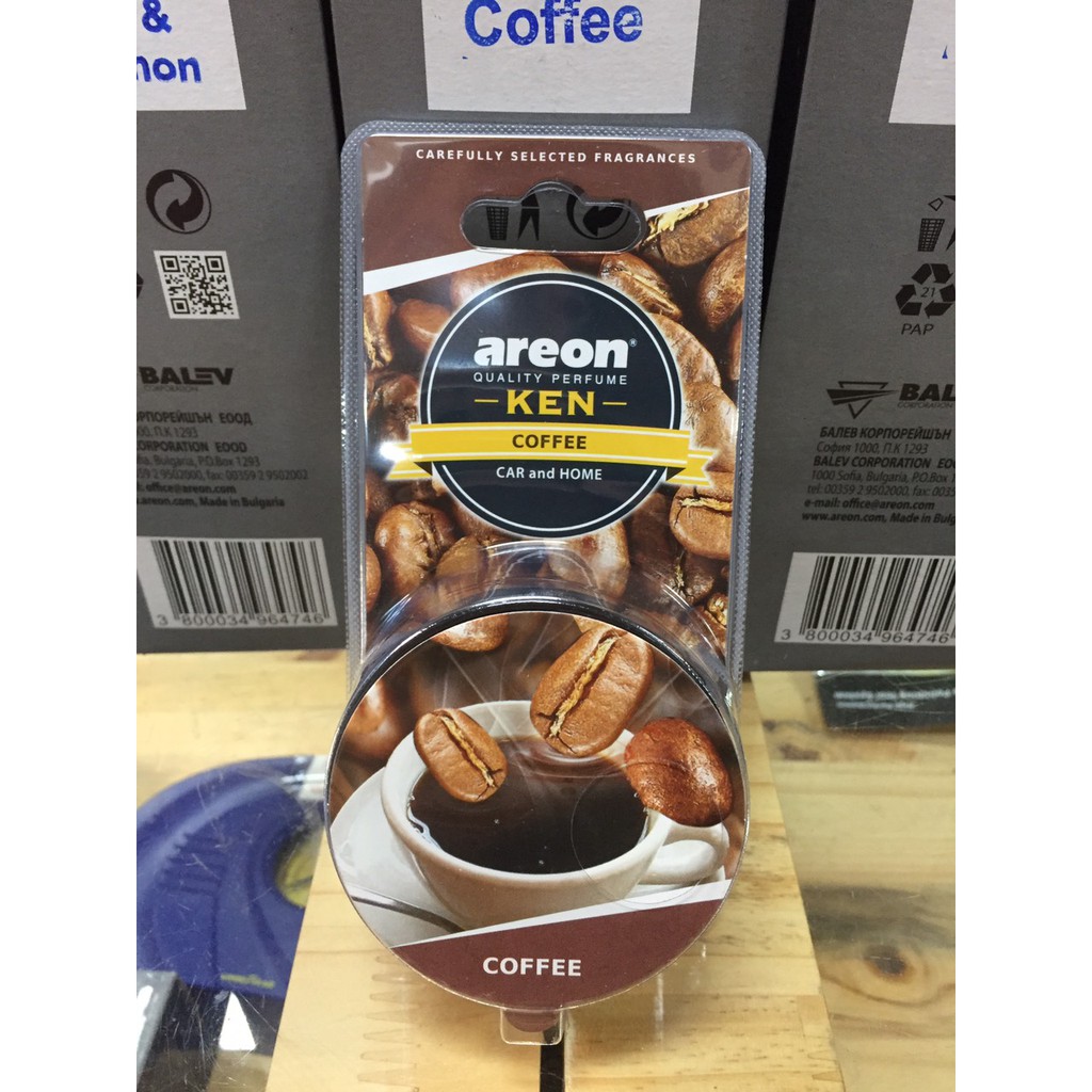 Sáp thơm ô tô AREON CAFE- (Khử mùi ô tô) – AREON KEN COFFEE