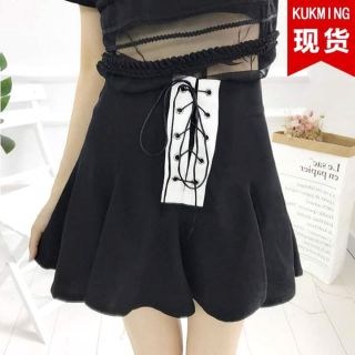 Chân váy ulzzang đan dây kèm ảnh chụp thật