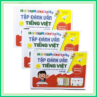 [SỈ/LẺ]Tập đánh vần tiếng việt 124 trang cho bé vào lớp 1