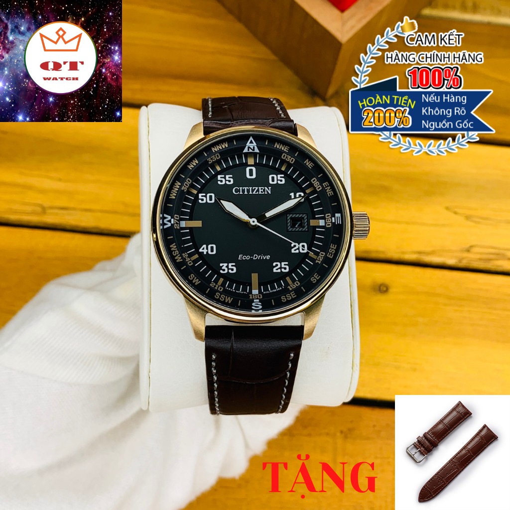 Đồng Hồ Nam CITIZEN Eco–Drive BM7393-08H Chính Hãng Tặng Dây Da Cao Cấp