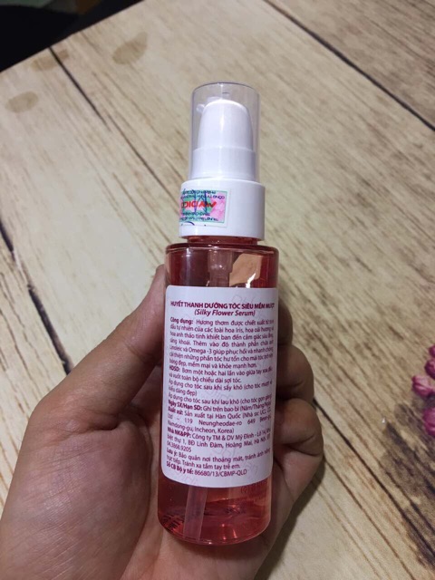 🇰🇷Obsidian-KOREA🇰🇷Huyết thanh dưỡng tóc siêu mềm mượt Silky Flower Serum Obsidian 45ml | BigBuy360 - bigbuy360.vn