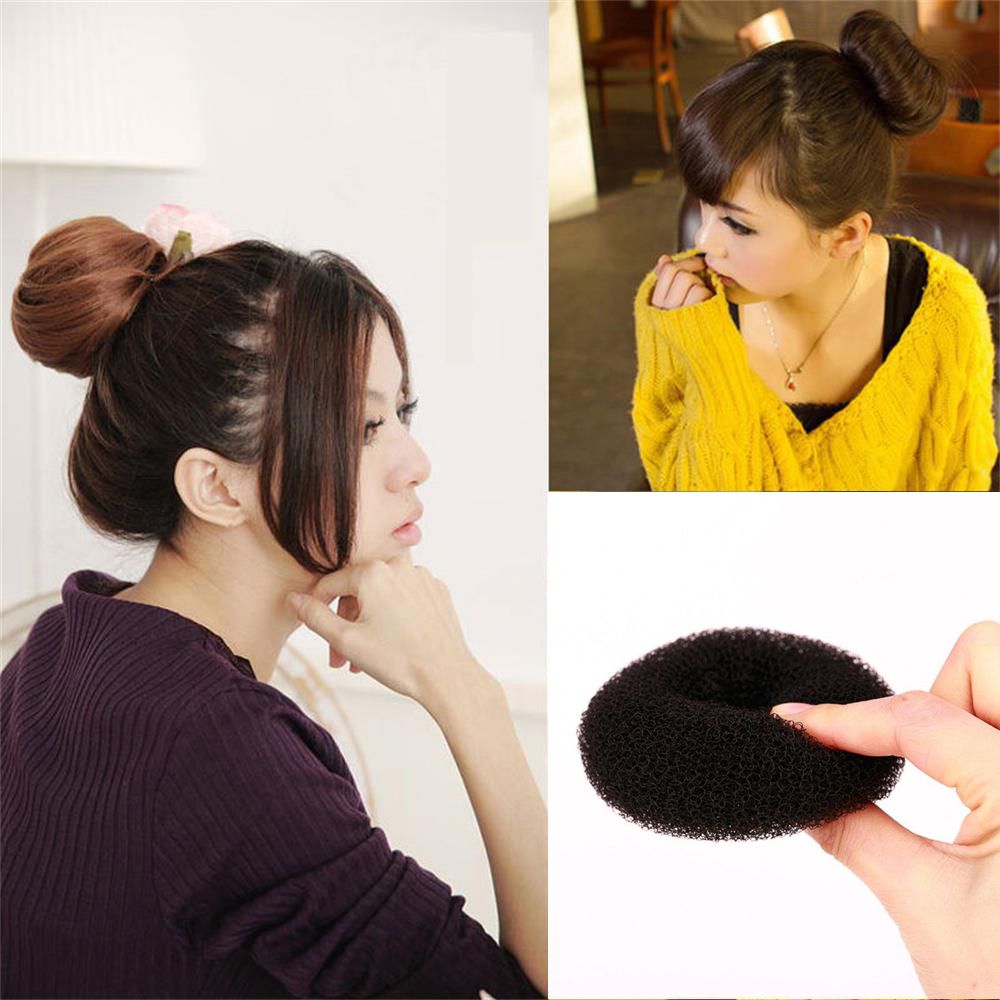 Dụng Cụ Búi Tóc Hình Bánh Donut Cho Nữ