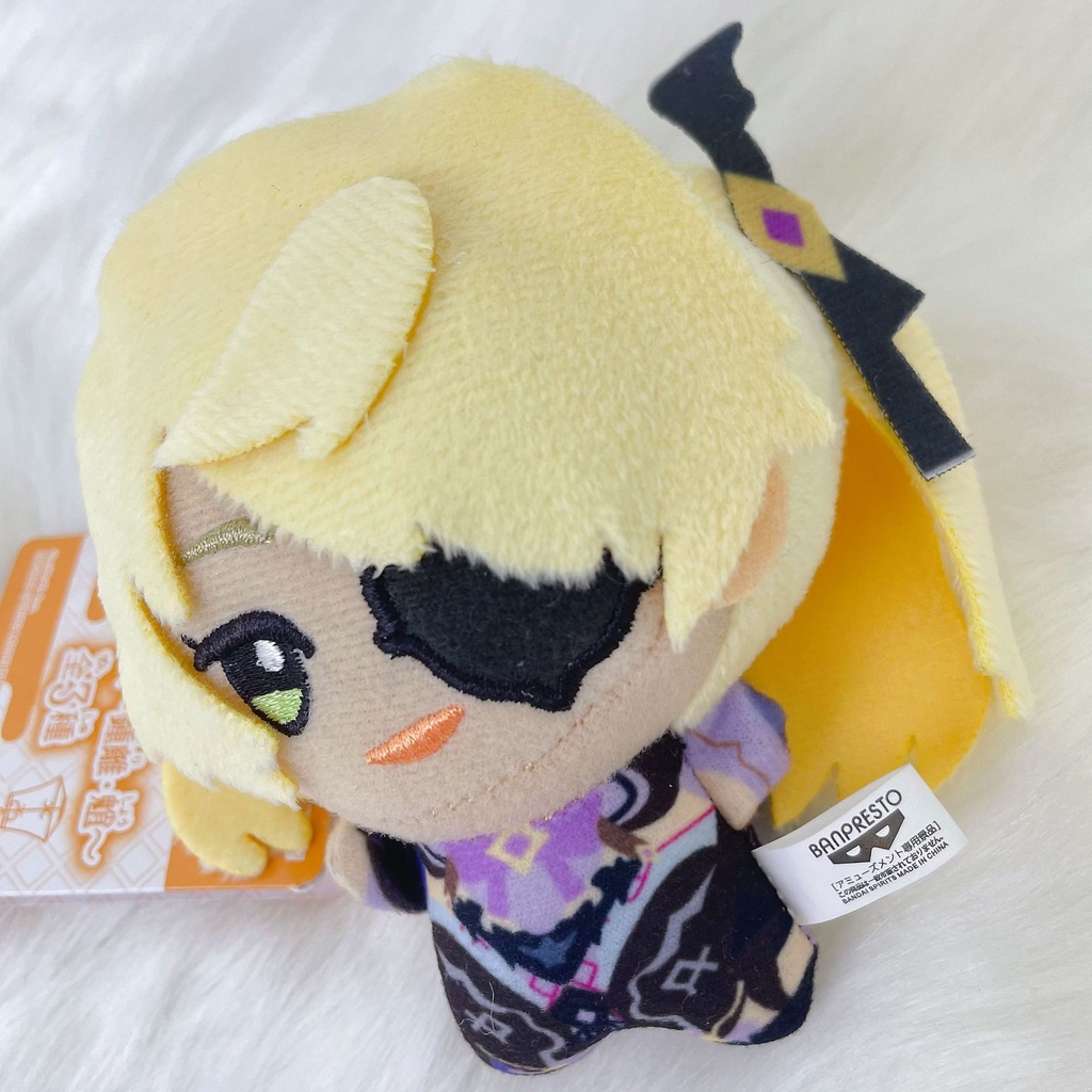 Móc Khóa Búp Bê Nhồi Bông Mini 10CM Genshin Vaglia Zhong Li Xiao Klee Albedo Ganyu Fischl