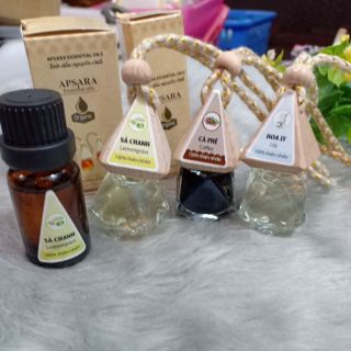 [Hết vỏ hộp] Combo 2 lọ Tinh dầu thiên nhiên Ấn Độ lọ treo hoặc xông 10ml nhiều vị tự chọn