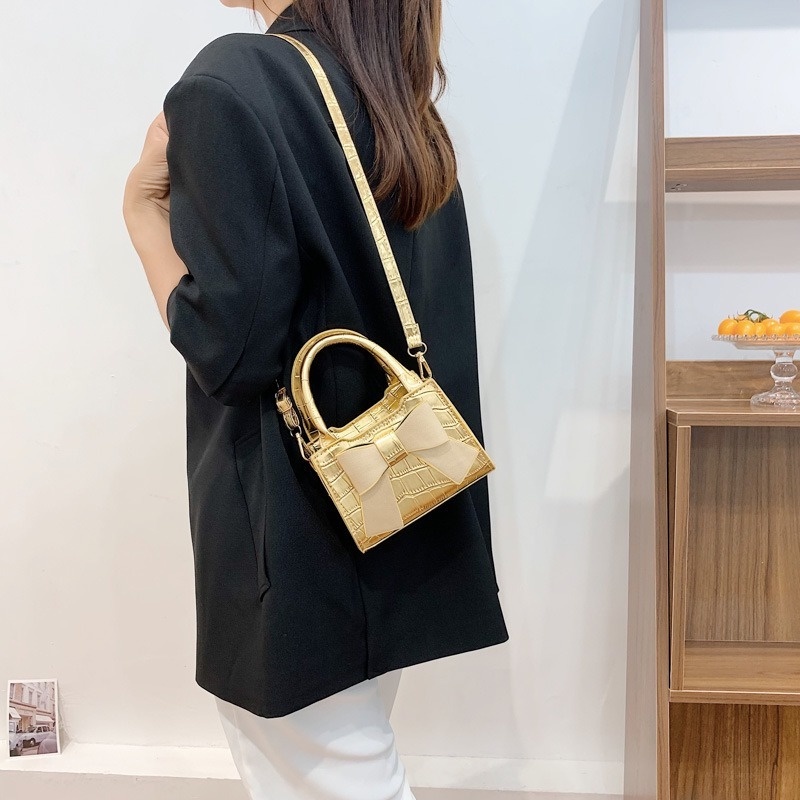 Túi Xách Đeo Chéo Màu Trơn Thắt Nơ Mẫu Mới 2022 NB00180