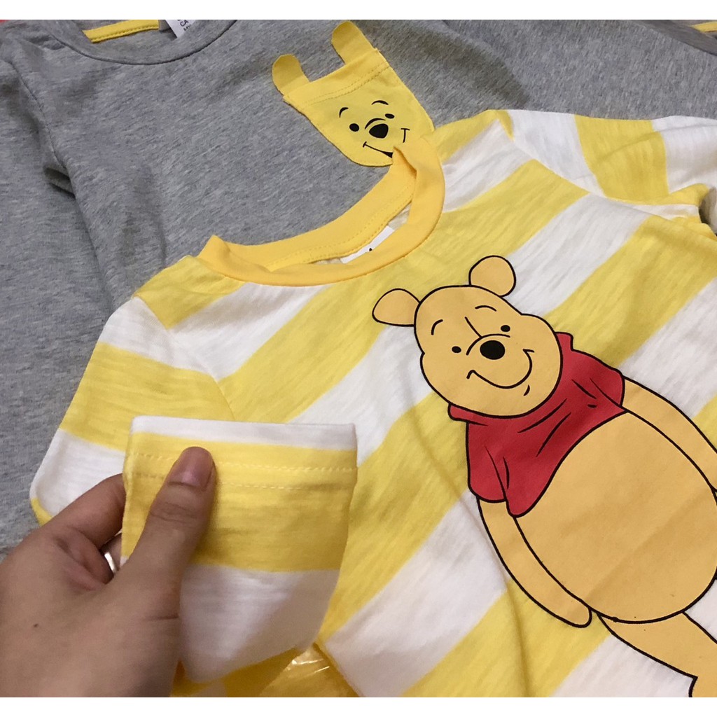 SET 2 ÁO THUN GẤU POOH HM
