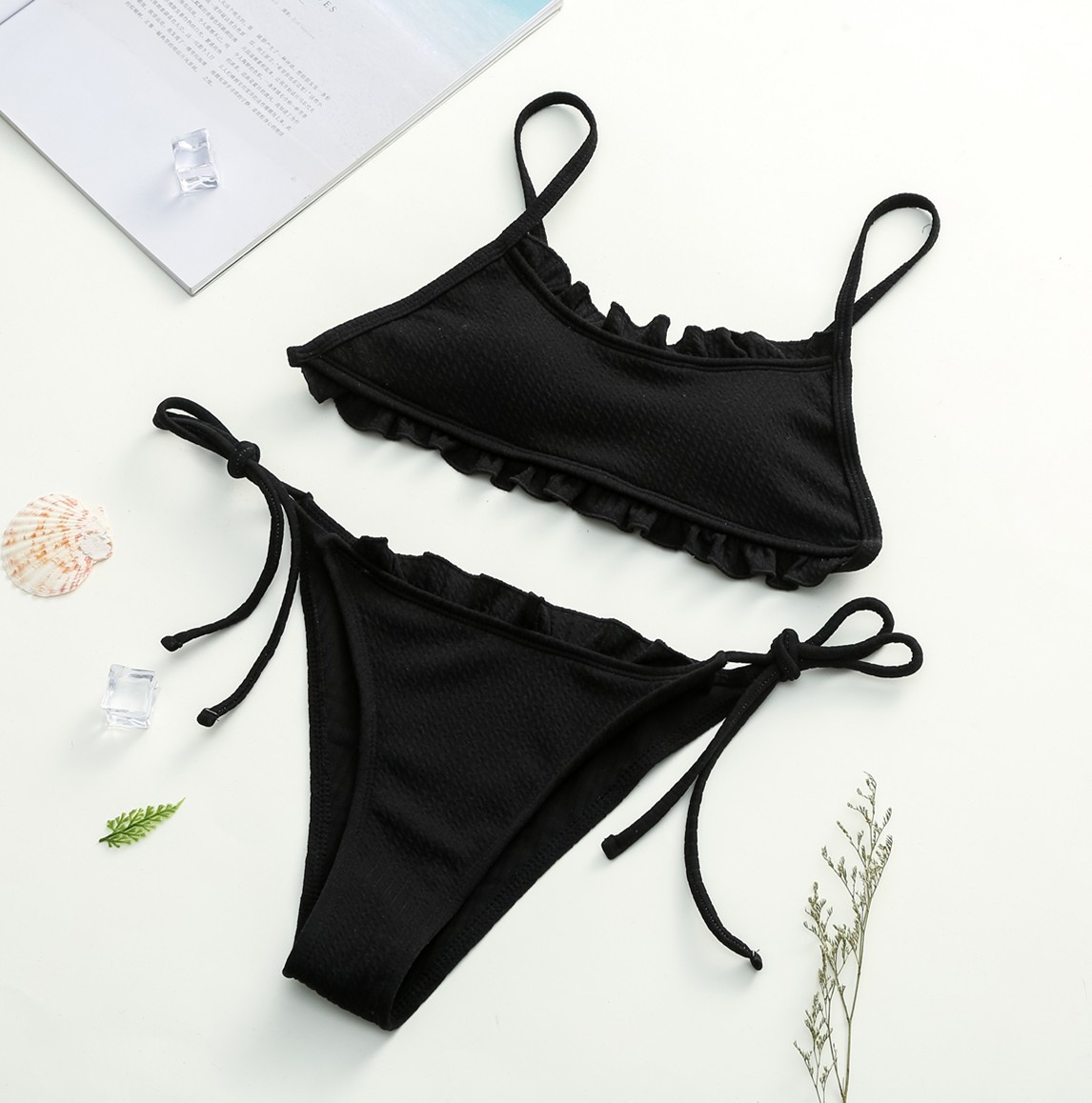 Bộ Bikini Hai Mảnh Màu Hồng Ngọt Ngào Cho Nữ | BigBuy360 - bigbuy360.vn