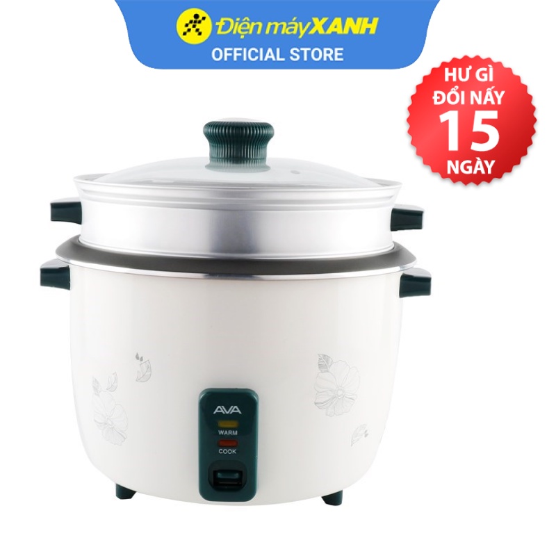 [Mã ELHADEV giảm 4% đơn 300K] Nồi cơm nắp rời Ava 2.8 lít G2507