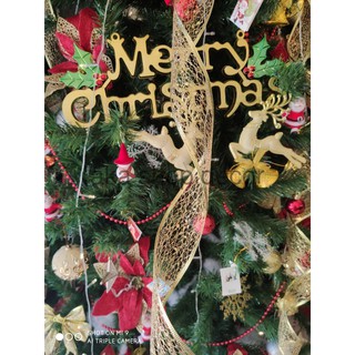 RuyBăng trang trí cây thông Noel,trang trí nhà cửa (chính sách tốt)