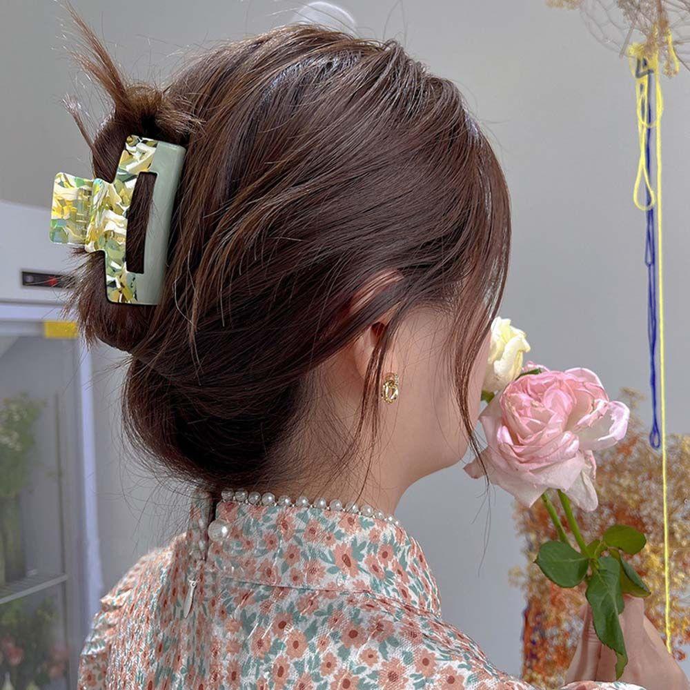 Kẹp Tóc Càng Cua Nhiều Màu Sắc Ngọt Ngào Thời Trang Cho Nữ
