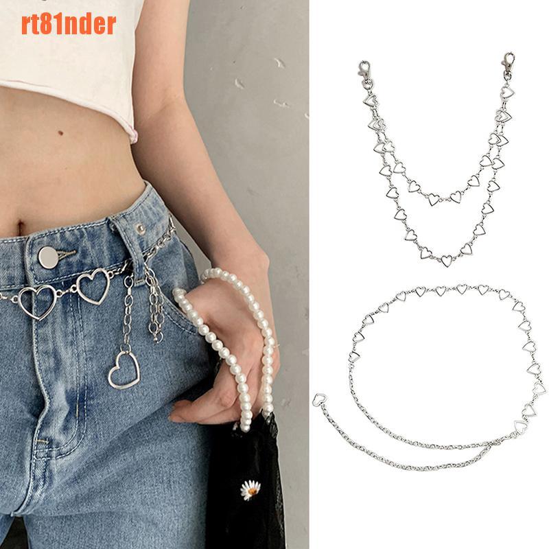 Dây thắt lưng cho nữ mặt trái tim phong cách hip hop